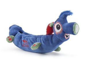 Edea Maxi Blade Buddies plush blade guard in blue with playful design.