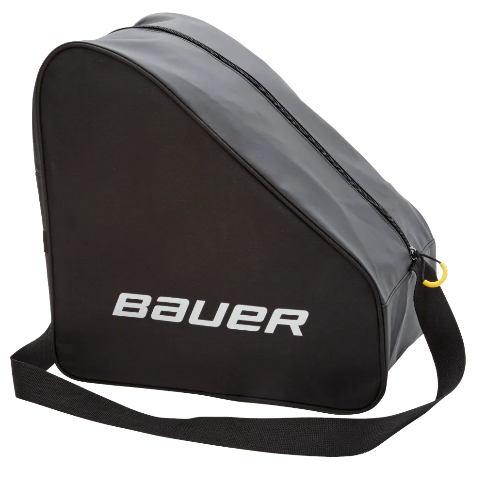 Bauer Skate Bag with adjustable strap and roomy design for skates up to size 12.