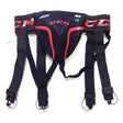 CCM Jock Combo with soft lining, hard shell, stretch waistband, and durable thigh straps.