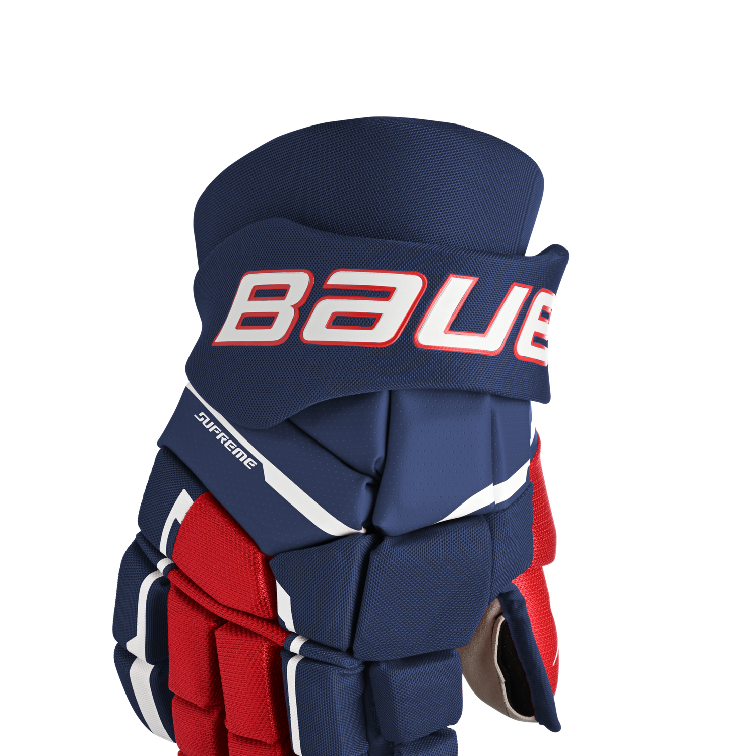 Bauer Supreme M3 Gloves for developing hockey players with anatomical fit.