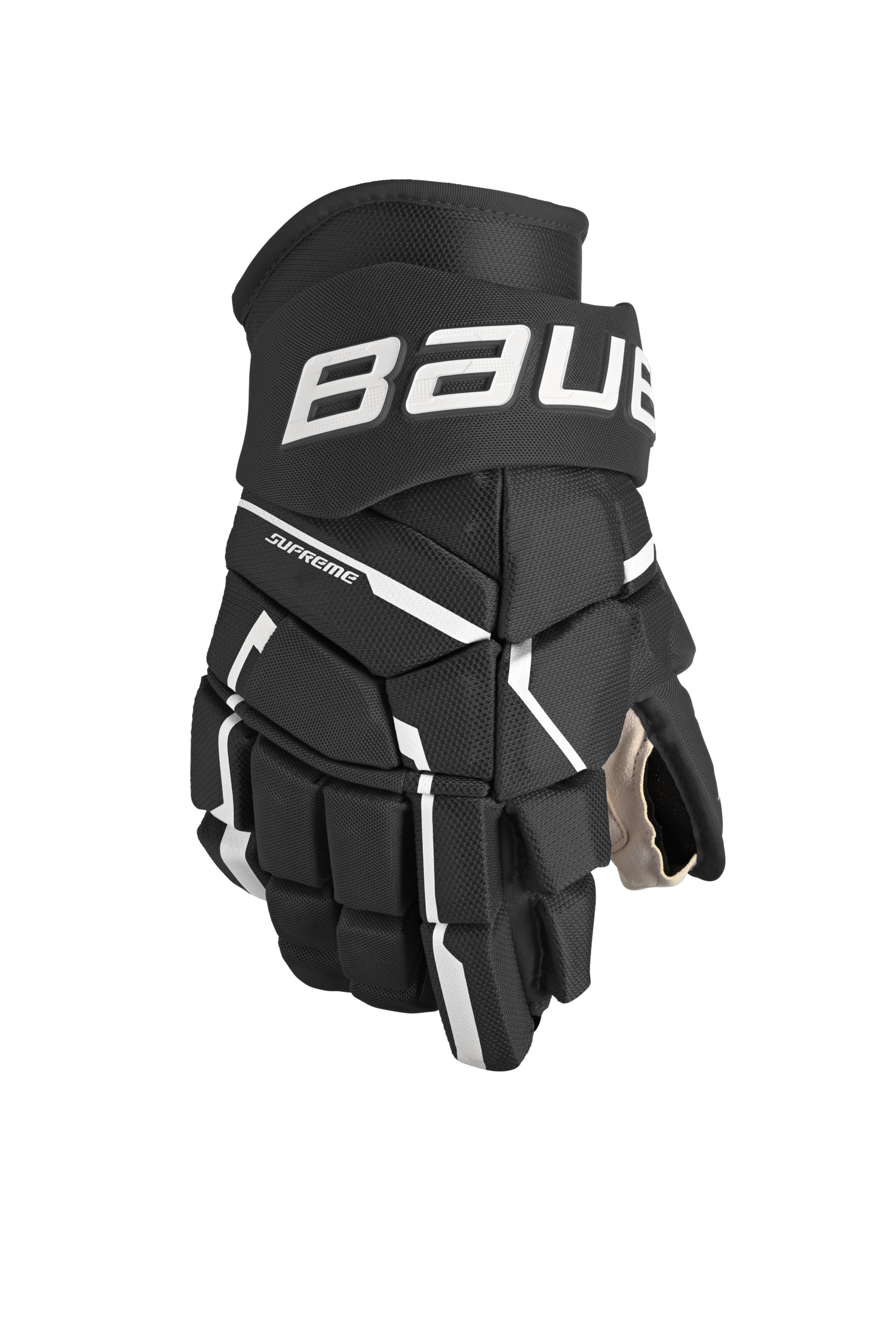 Bauer Supreme M5 Pro Gloves with elite-level protection and Flex Lock Thumb.