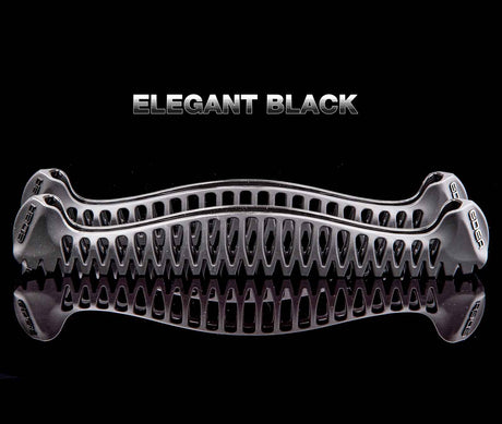 Elegant black Edea E-Guards for ice skates, providing superior drainage and protection.