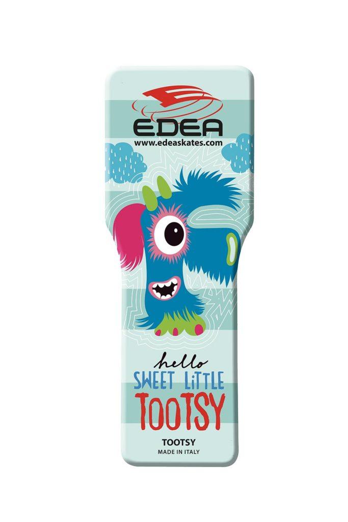 Edea Spinner for skating practice with playful monster design, compact and portable.