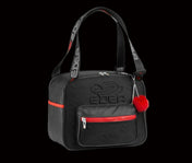 Edea Cube Skate Bag with embossed polyester, adjustable handles, and extra zip pockets.