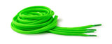 Bright green Edea Fluo Laces for skates, featuring strong polyester fibers and long tips for easy lacing.