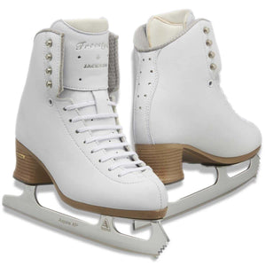 Jackson Freestyle FS2190 Figure Skates with Ultima Aspire XP blade and Swarovski crystals.