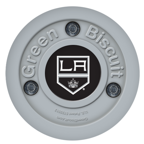 Green Biscuit NHL off-ice training hockey puck for stick handling and passing skills.