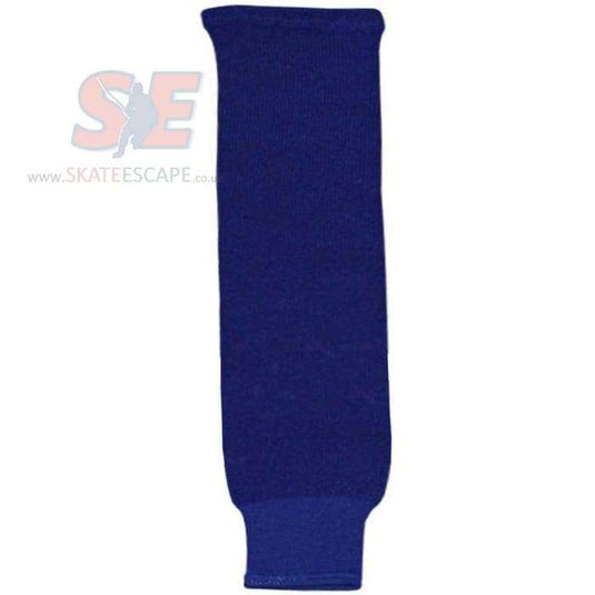 knitted hockey socks- blue