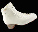 EDEA Overture Figure Ice Skates with Rotation Blade, medium strength, lightweight, white leather.