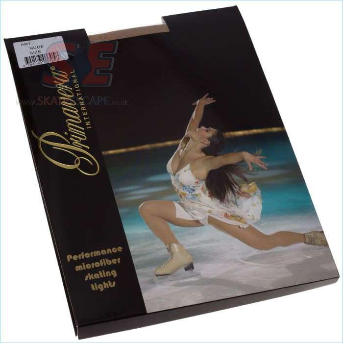 Primavera Footed Skating Tights 519/50/N 70 Deniers packaging with ice skater image.