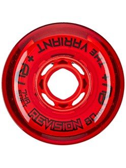 Red Variant Soft Wheel with Torus Technology for inline skates.