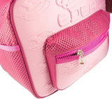 Edea Cube Skate Bag in pink with embossed polyester and ventilated design.