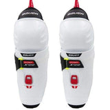 Bauer XTend Youth Starter Kit shin guards with adjustable sizing for young hockey players.